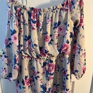 Off the shoulder romper